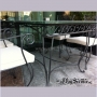 Wrought iron table