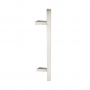 Set of square satin stainless steel handles, 30x30x1600mm, Premium, Virtuoso