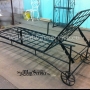 Wrought Iron Sunbed