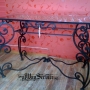 Wrought iron table