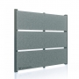 Modern fiber cement fence - 2440x600x8mm.