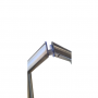Set of satin stainless steel round handles, 32x600mm, Premium,