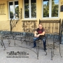 Wrought Iron Table 80x200sm