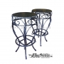 Wrought iron bar chair