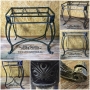 Wrought Iron stand for bathroom