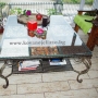 Wrought iron table