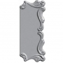Wrought Iron Lock Plate 133x318mm