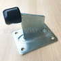 Stopper with rubber buffer and mounting plate, H-110mm, base 130*90mm