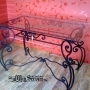 Wrought iron table