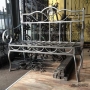 Wrought iron bench