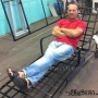 Wrought Iron Sunbed