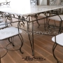 Wrought Iron Table 80x200sm